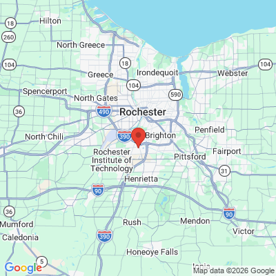 Map to  office in Rochester, NY