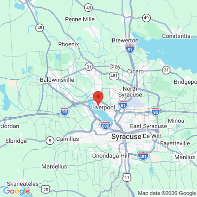 Map to  office in Liverpool, NY