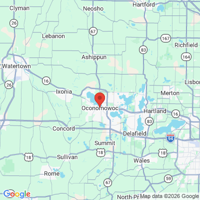 Map to  office in Oconomowoc, WI