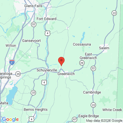 Map to  office in Greenwich, NY