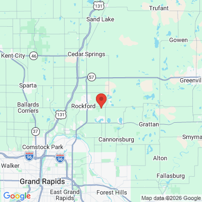 Map to  office in Rockford, MI