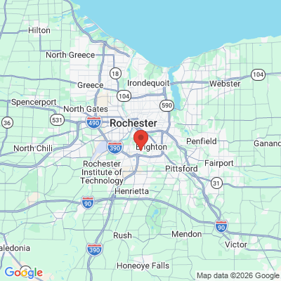 Map to  office in Rochester, NY