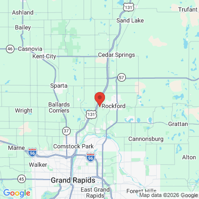 Map to  office in Rockford, MI