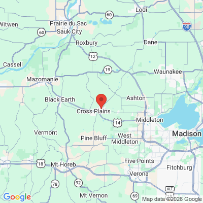Map to  office in Cross Plains, WI
