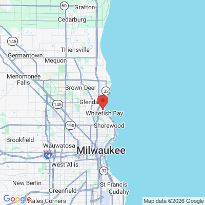 Map to  office in Whitefish Bay, WI