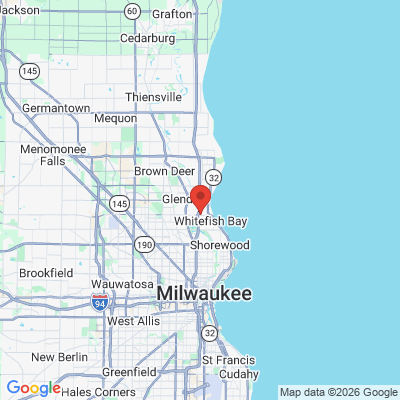 Map to  office in Glendale, WI
