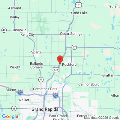 Map to  office in Rockford, MI