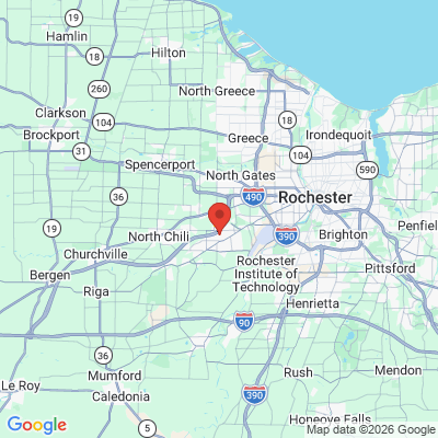 Map to  office in Rochester, NY