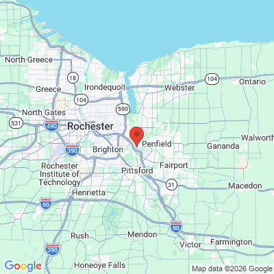 Map to  office in Rochester, NY