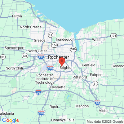 Map to  office in Rochester, NY