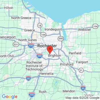 Map to Pan Family Dental - Dr. Kenny Pan office in Rochester, NY