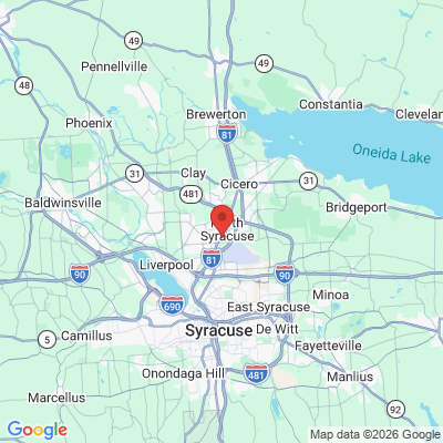 Map to  office in North Syracuse, NY