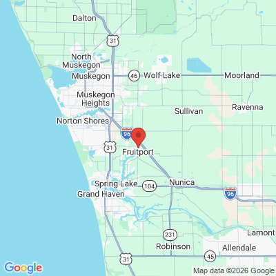 Map to  office in Fruitport, MI