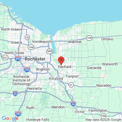 Map to  office in Rochester, NY