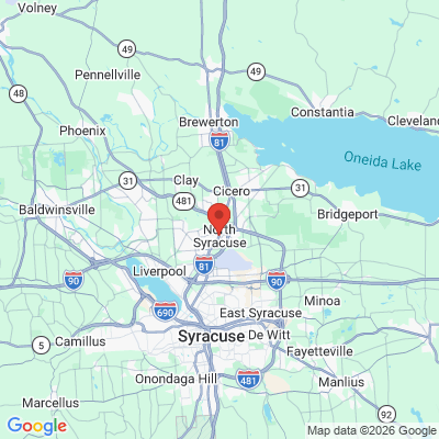 Map to  office in North Syracuse, NY