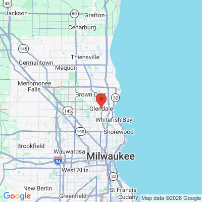 Map to  office in Glendale, WI
