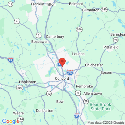 Map to  office in East Concord, NH
