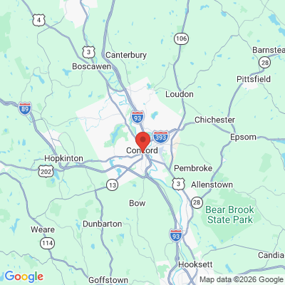 Map to  office in Concord, NH