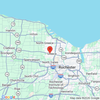 Map to  office in Rochester, NY