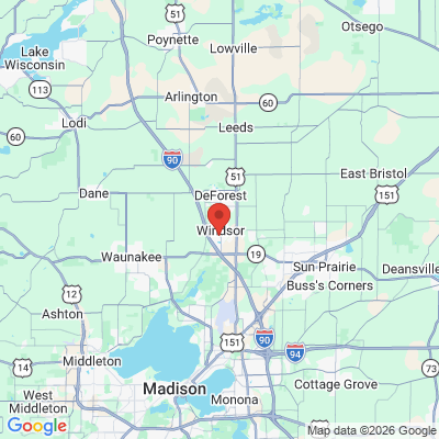 Map to  office in Windsor, WI