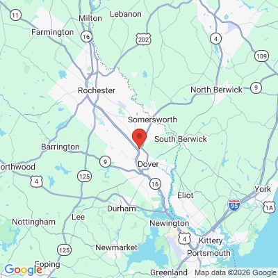 Map to  office in Dover, NH Location