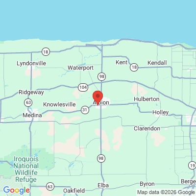 Map to  office in Albion, NY