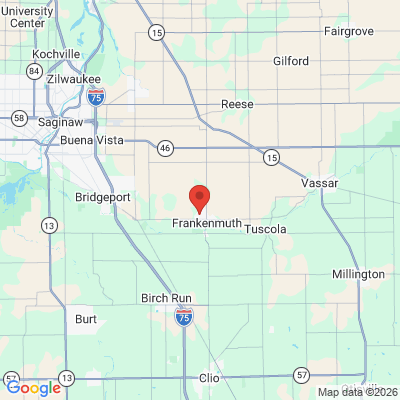 Map to  office in Frankenmuth, MI