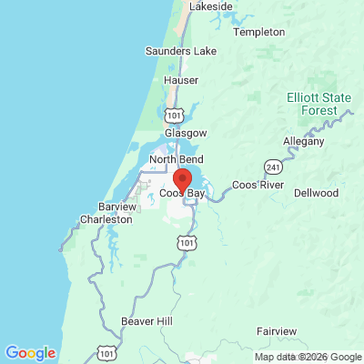 Map to  office in Coos Bay, OR