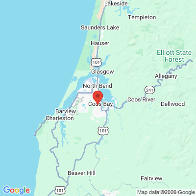 Map to  office in Coos Bay, OR