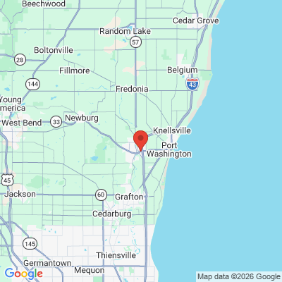 Map to  office in Saukville, WI
