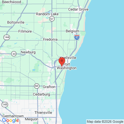Map to  office in Port Washington, WI