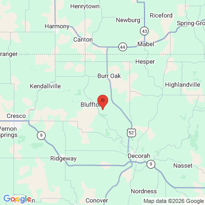 Map to  office in Decorah, IA
