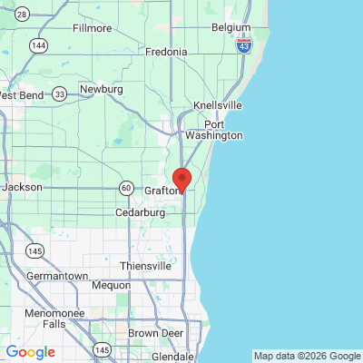Map to  office in Grafton, WI