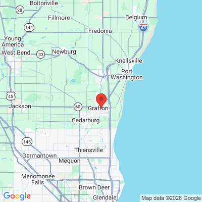 Map to  office in Grafton, WI