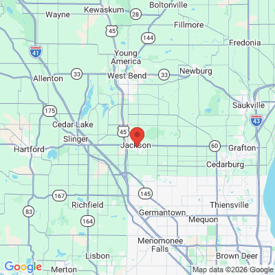 Map to  office in Jackson, WI
