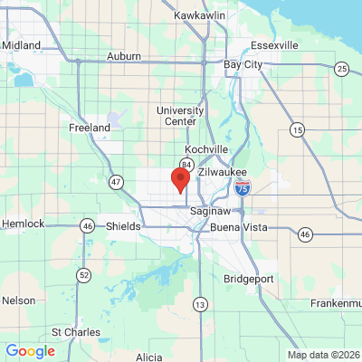 Map to  office in Saginaw, MI