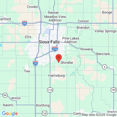 Map to  office in Sioux Falls, SD