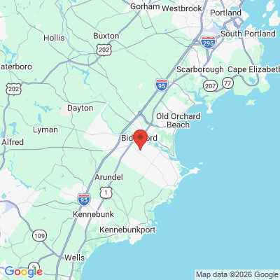 Map to  office in Dayton, ME