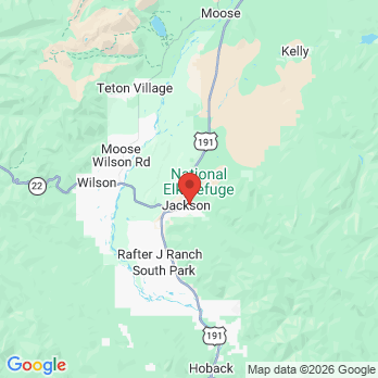 Map to Elk Ridge Dental office in Jackson, WY
