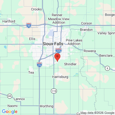 Map to  office in Sioux Falls, SD