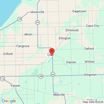 Map to  office in Caro, MI