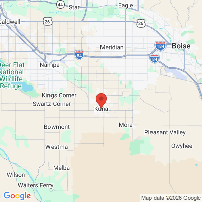 Map to  office in Kuna, ID