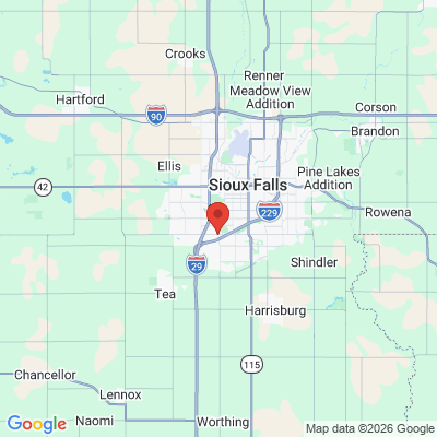 Map to  office in Sioux Falls, SD