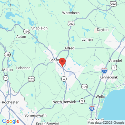 Map to  office in Sanford, ME