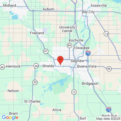 Map to  office in Saginaw, MI