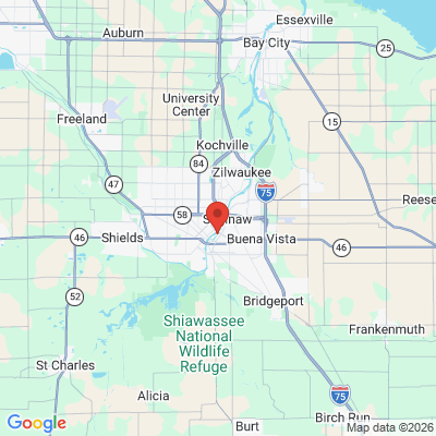 Map to  office in Saginaw, MI