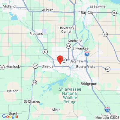 Map to  office in Saginaw, MI