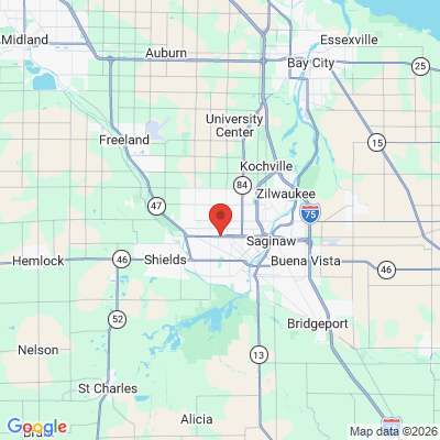 Map to  office in Saginaw, MI