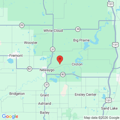 Map to  office in Newaygo, MI