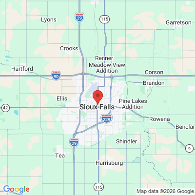 Map to  office in Sioux Falls, SD